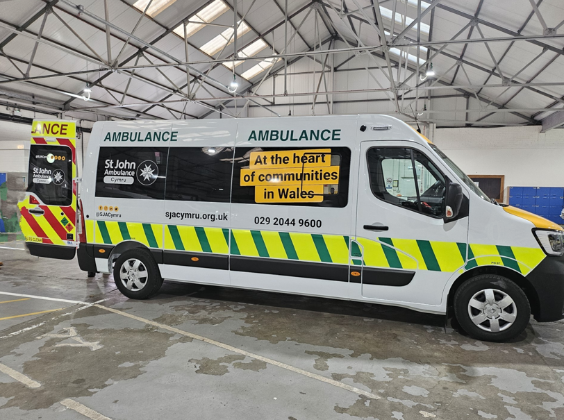 St John Ambulance Cymru patient transport services ambulance